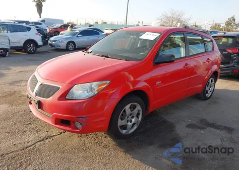 2005 Pontiac Vibe из США, поврежденный, VIN 5Y2SL63895Z426423